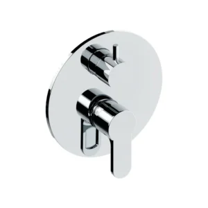 Lento Round Control Units for 3-Way Concealed Bath Faucet