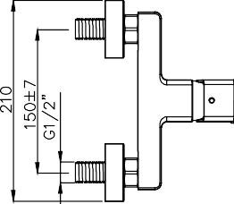 NOVA EV - Bloc Shower Faucet - Image 2