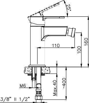 NOVA EV - Lento Bidet </br> Faucet - Image 2