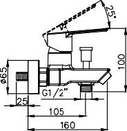 NOVA EV - Neon S Bath </br> Faucet - Image 3