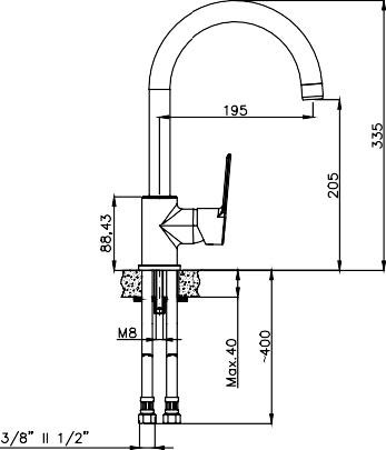 NOVA EV - Neon S Kitchen Faucet - Image 2