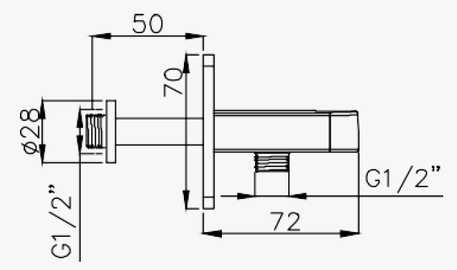 Sigma Concealed Wall Connection