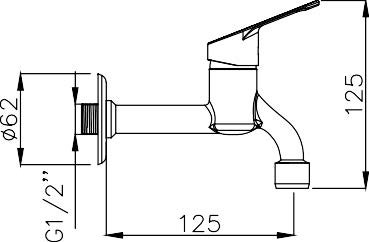 Luna Long Tap W. Aerator