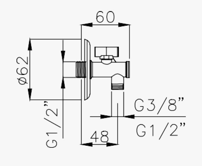 Alp Under Wash Basin Tap W. Filter